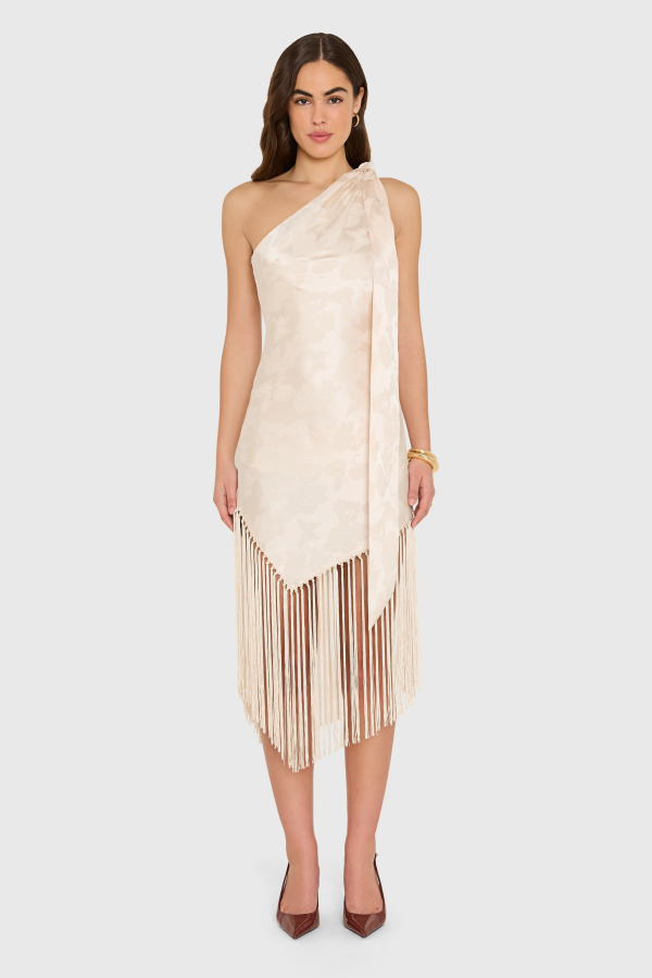 Amanda Uprichard Chrishell Dress - Vanilla