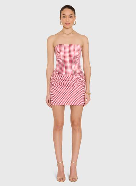 strapless open back dress Amanda Uprichard Ace Dress main image 1
