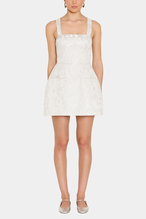 Amanda Uprichard Martini Romper - White