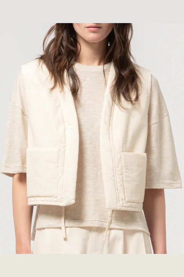 Girls of Dust Cork Vest Padded Cotton