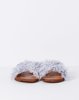 Brother Vellies Lamu Sandal - Lavender Curly Goat - Thumbnail 7