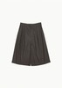 AMOMENTO Two Tuck Wide Shorts - Thumbnail 3