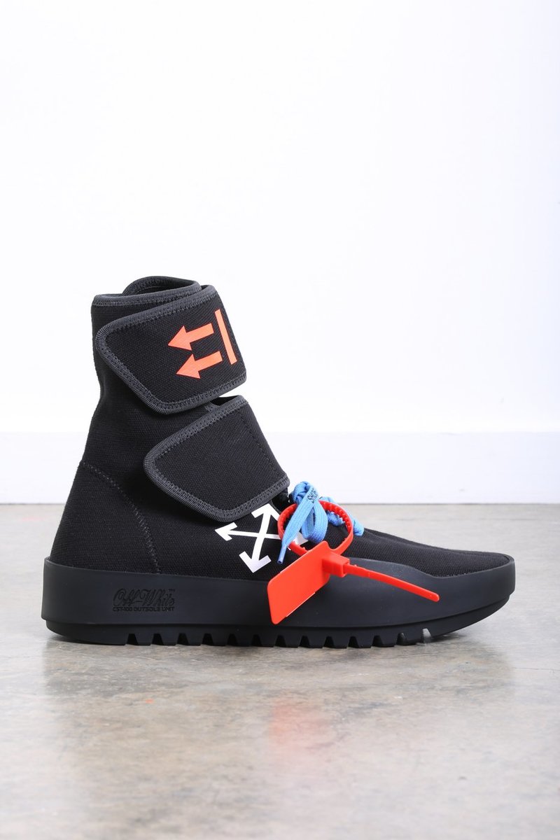 off white black moto wrap