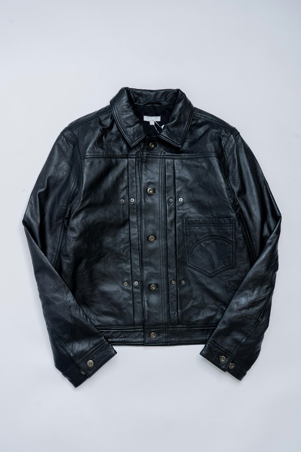 Out Of Office Type-0 Lambskin Leather Jacket