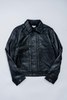Out Of Office Type-0 Lambskin Leather Jacket - Thumbnail 1