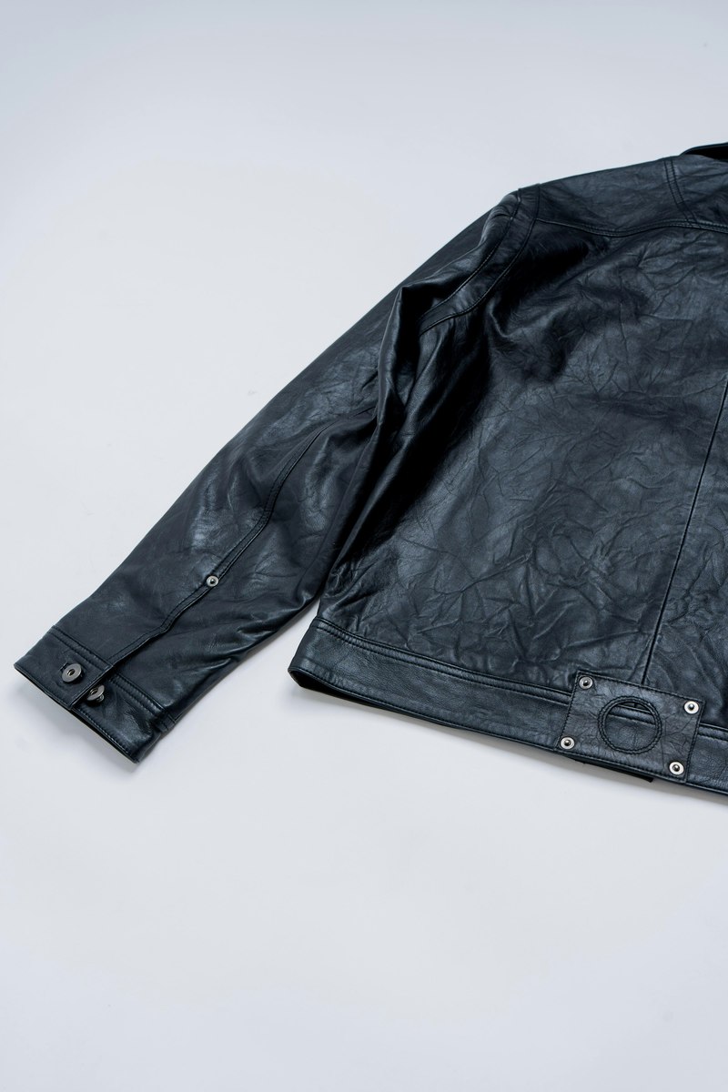 Out Of Office Type-0 Lambskin Leather Jacket