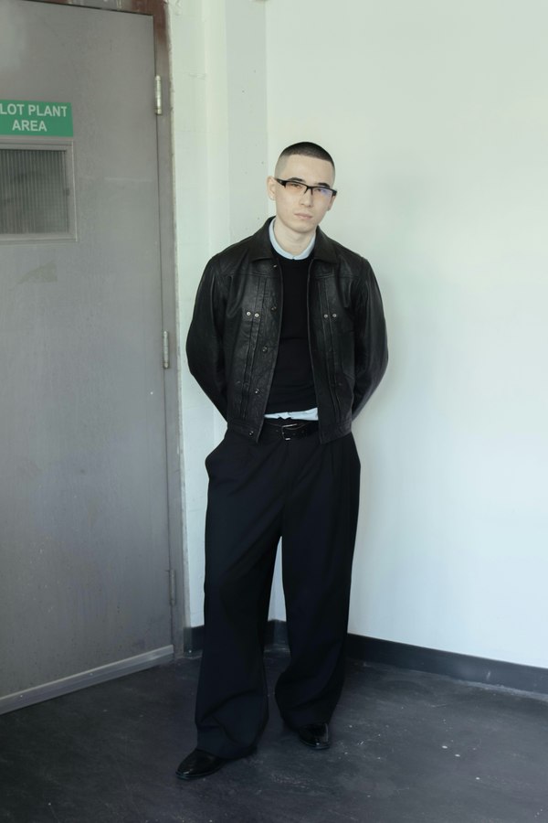 Out Of Office Type-0 Lambskin Leather Jacket