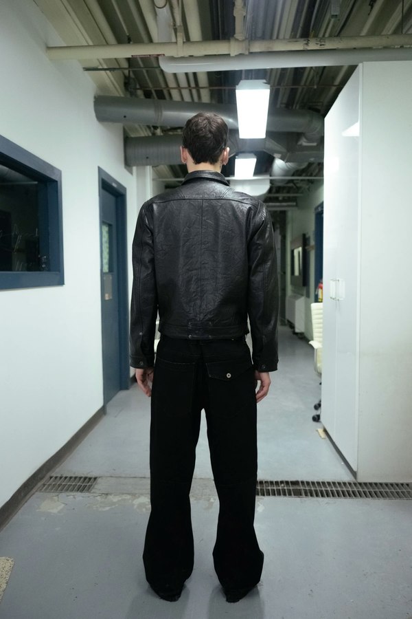 Out Of Office Type-0 Lambskin Leather Jacket