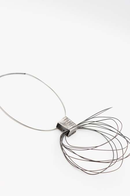 Justine Clenquet Evie Necklace - Silver | Garmentory