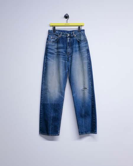 Studio Nicholson Forth Denim Pant - Optic White | Garmentory