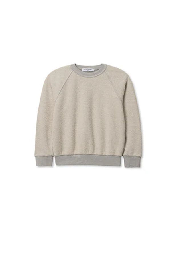 KIDS Perfect White Tee Reverse Fleece Mini Ziggy Sweatshirt - Heather Grey