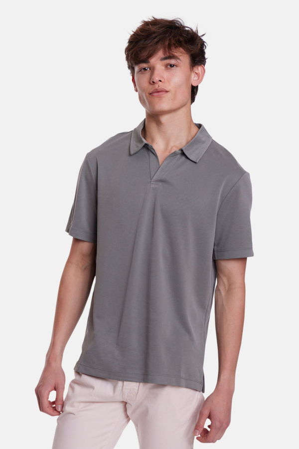 Blue&Cream Micro Pique Johnny Polo