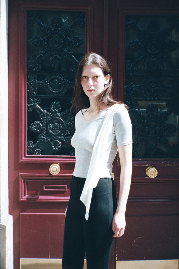 Maryam Nassir Zadeh Lara Sash Top