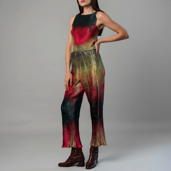 Nin Studio Simple Pant Vermis Print