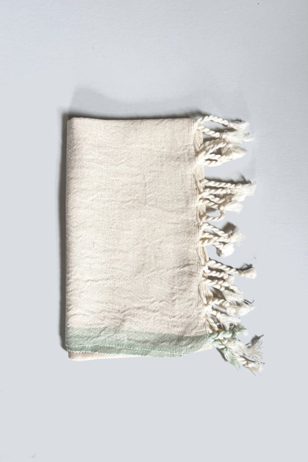 Home & Loft Sage Ivory Hand Towel
