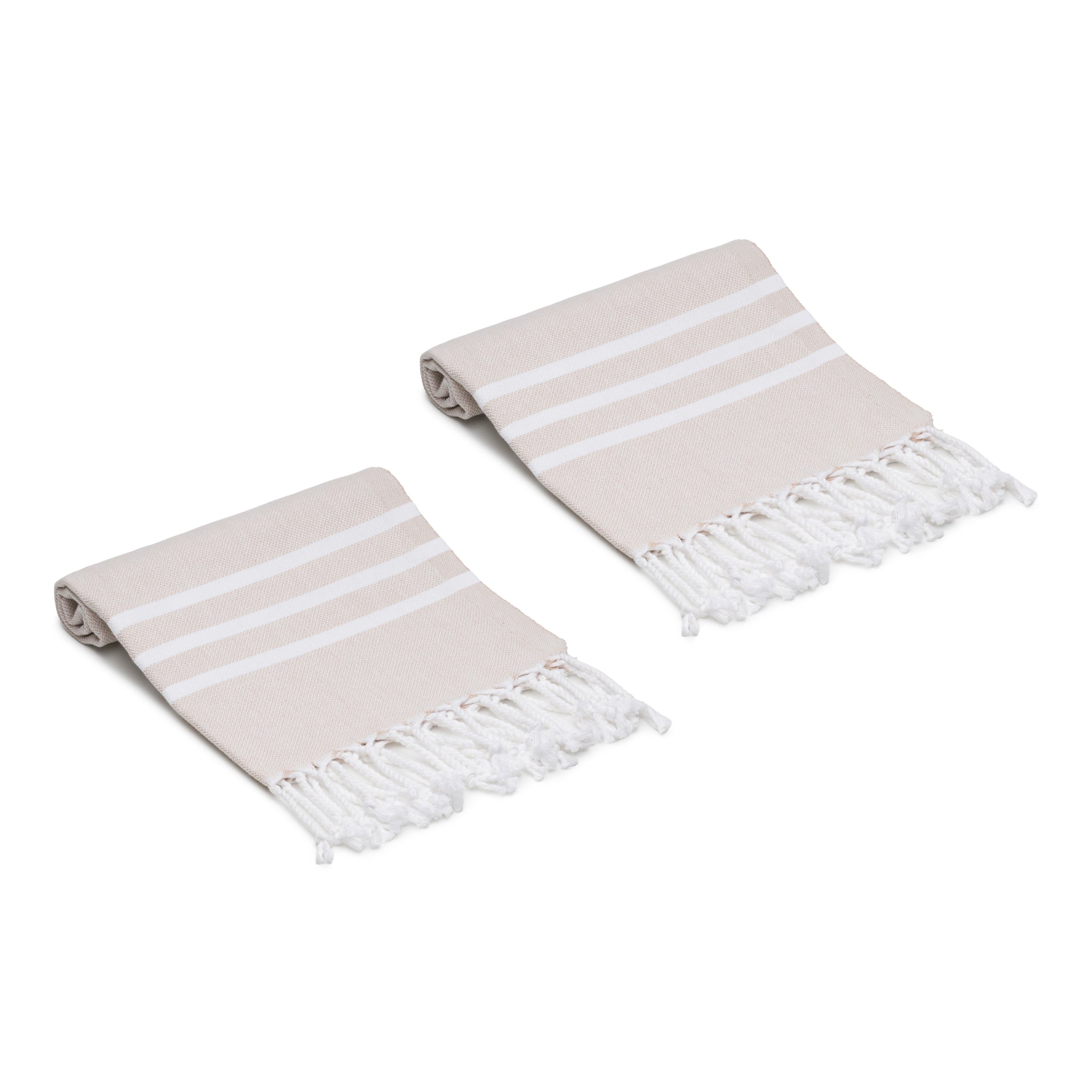 Oliviera Home Trio Stripe Turkish Cotton Hand & Kitchen Towel Bundle ...