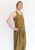 Black Crane Loose Tank Top - Thumbnail 1