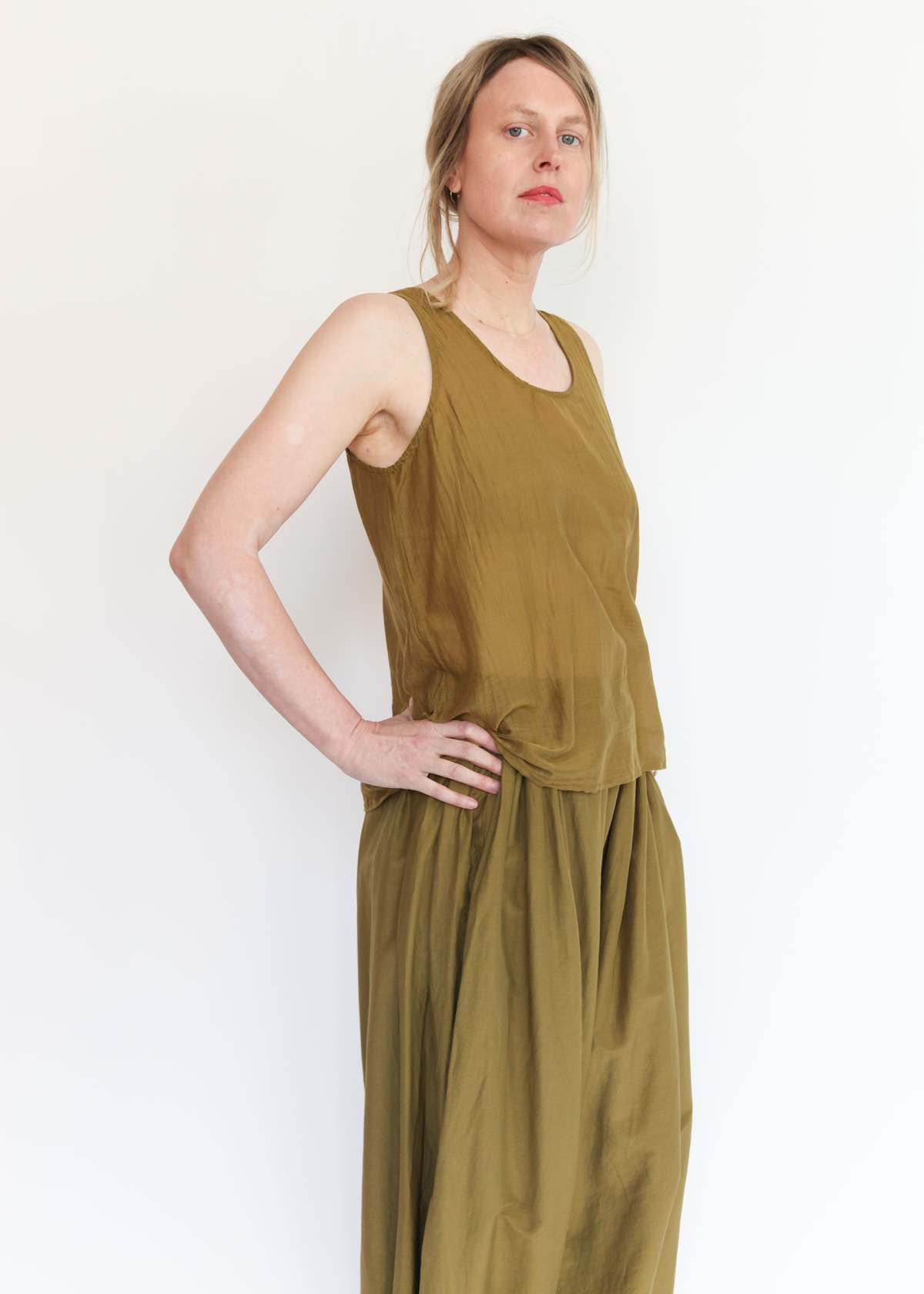 Black Crane Loose Tank Top - Image 1 of 7