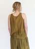 Black Crane Loose Tank Top - Thumbnail 4