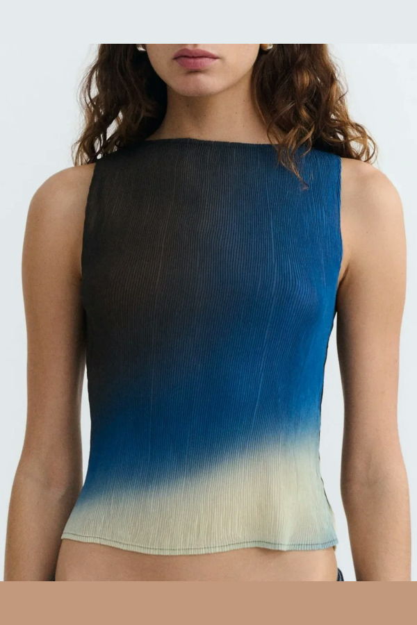 Thinking MU Dora Pleated Top