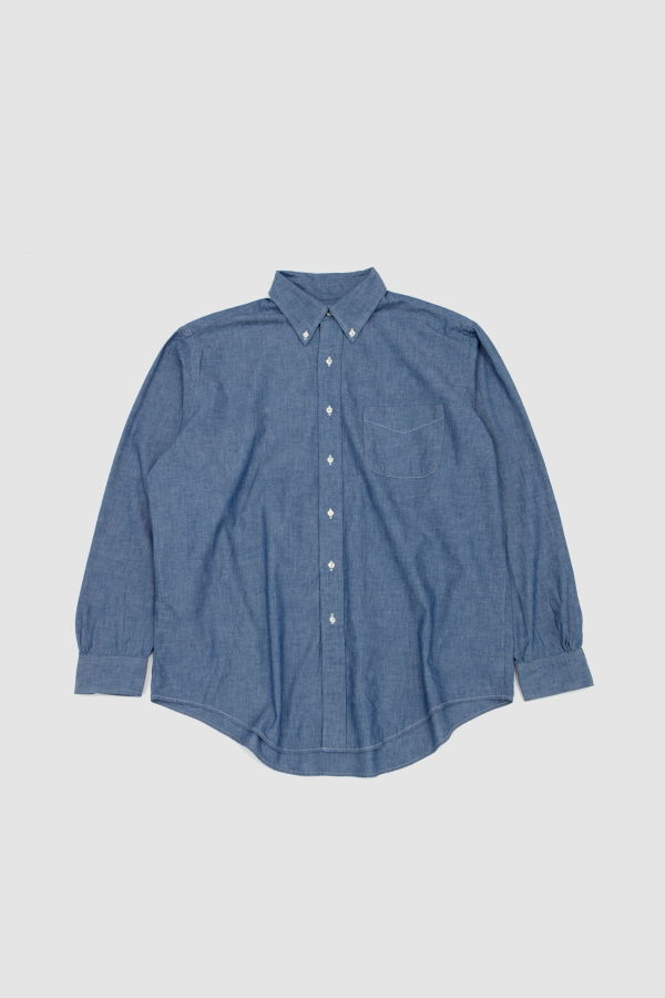 Orslow Standard Button Down Shirt Chambray