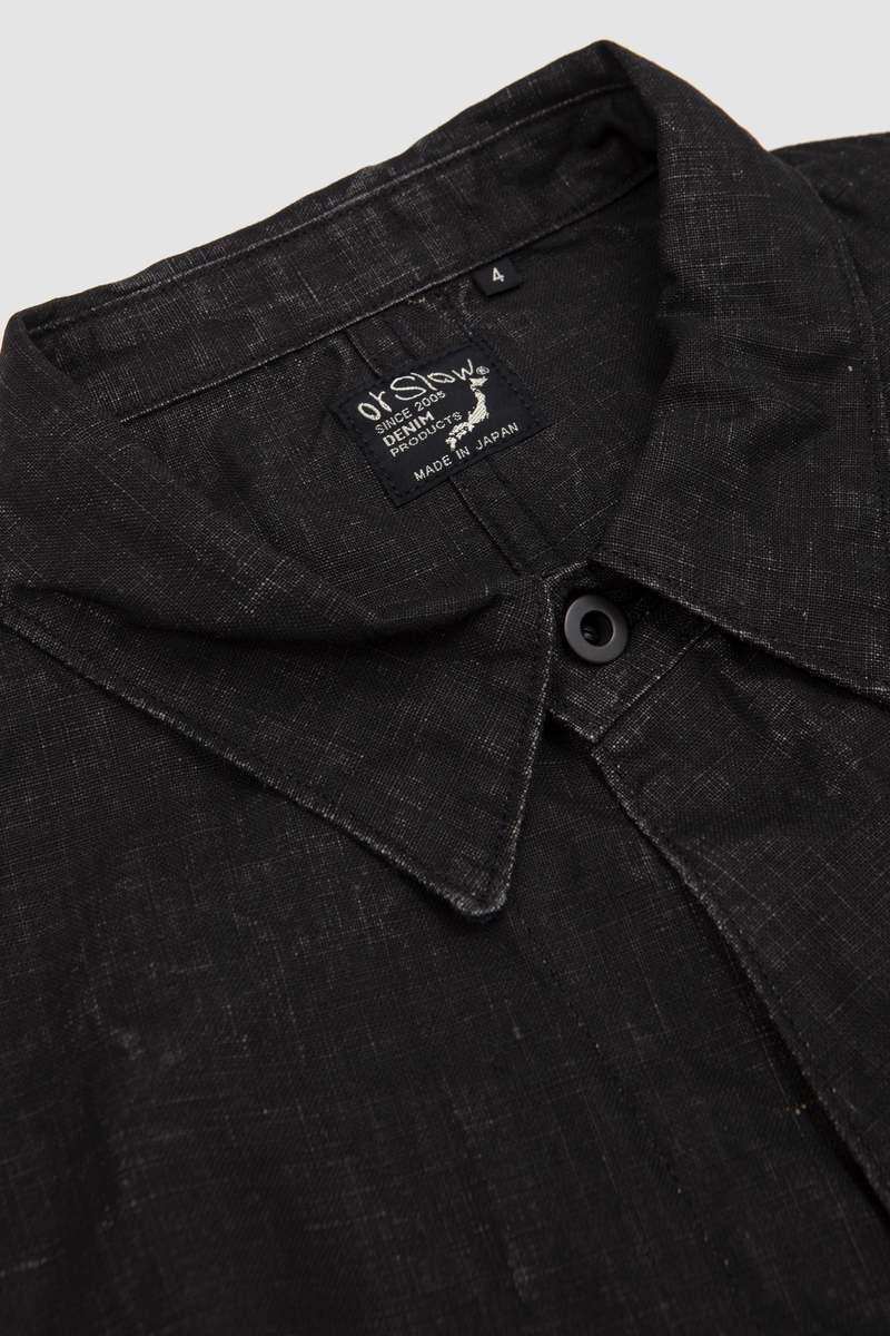 Orslow WWII 40's Sumi Coated Linen Coverall