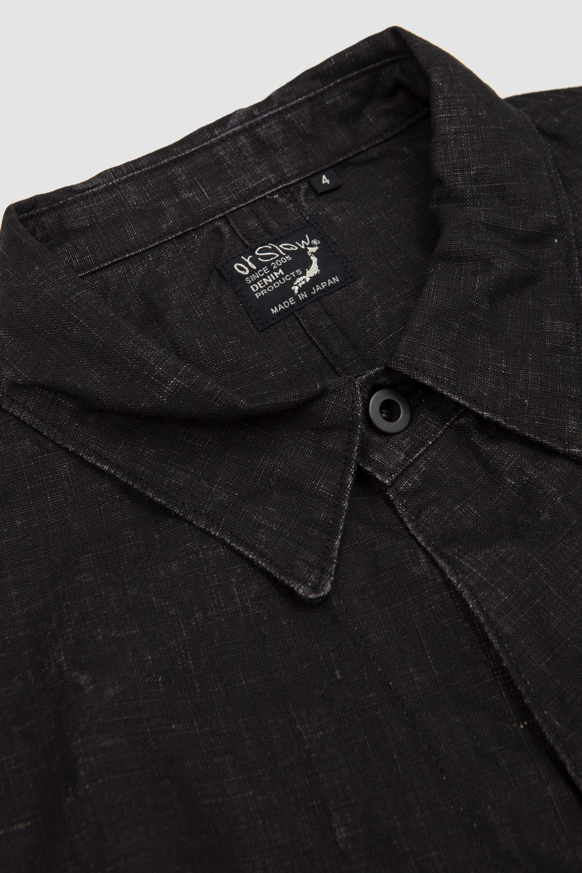 Orslow WWII 40's Sumi Coated Linen Coverall - Image 3 of 5