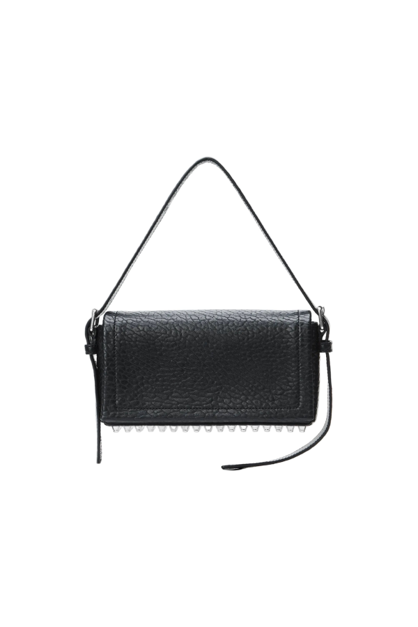 ALEXANDER WANG Ricco Cozy Slim Flap Bag - Black