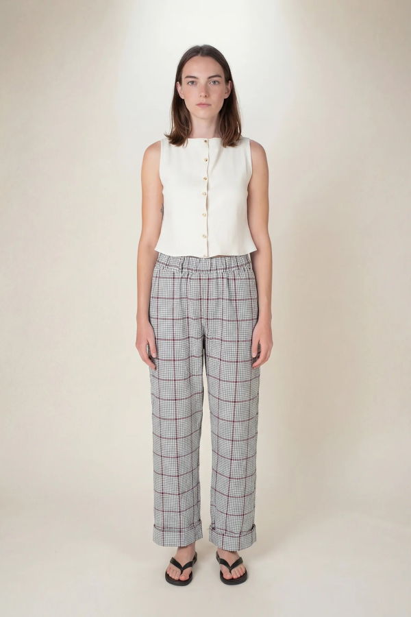 Abeline Plaid Garden Pant