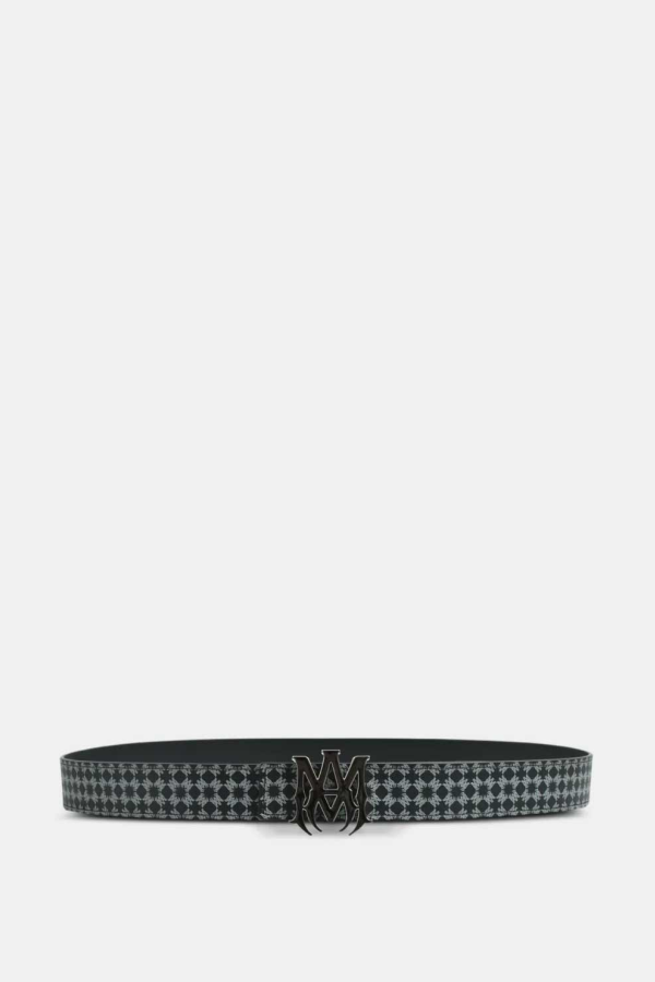 Amiri Reversible MA Quad Enamel Belt - Black