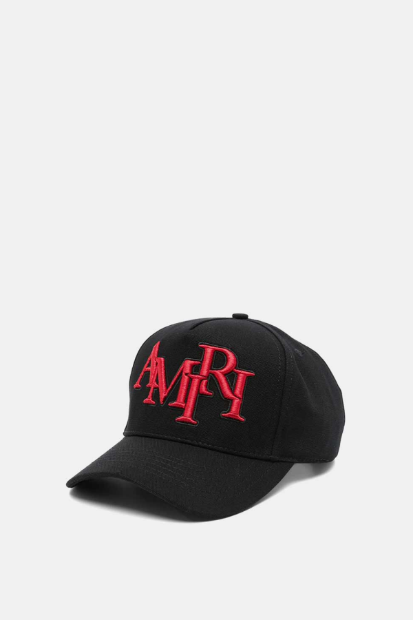 Amiri Staggered Amiri Canvas Hat - Black