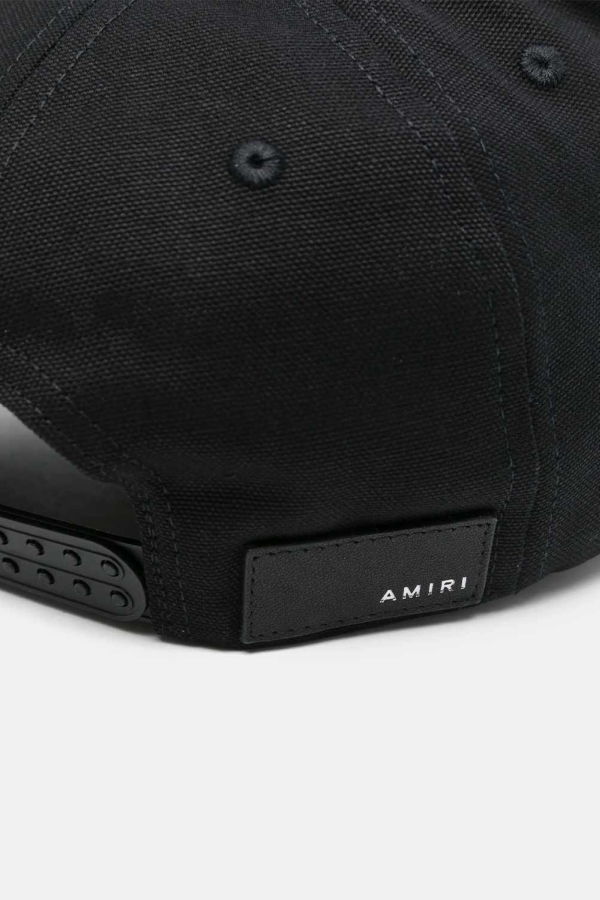 Amiri Staggered Amiri Canvas Hat - Black