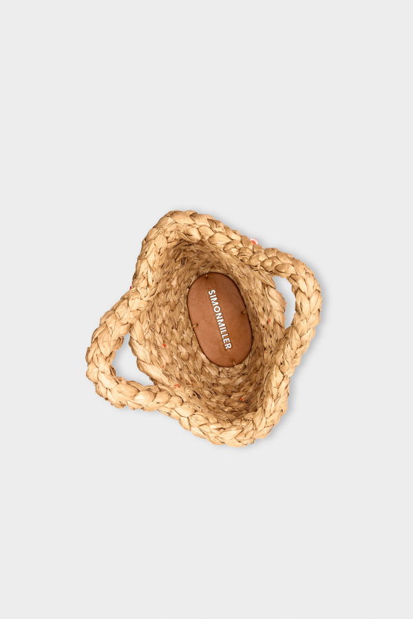 Simon Miller Beaded Shelly Bag - Natural/Orange