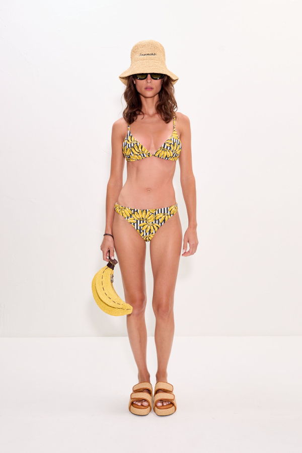 Simon Miller Bwai Bikini Top - Banana Stripe