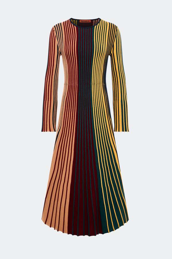 multi coloured knit dress Multicolored knit dress Multicolor For Women
