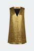 Simon Miller Fountain Metallic Mini Dress - Star Gold - Thumbnail 1