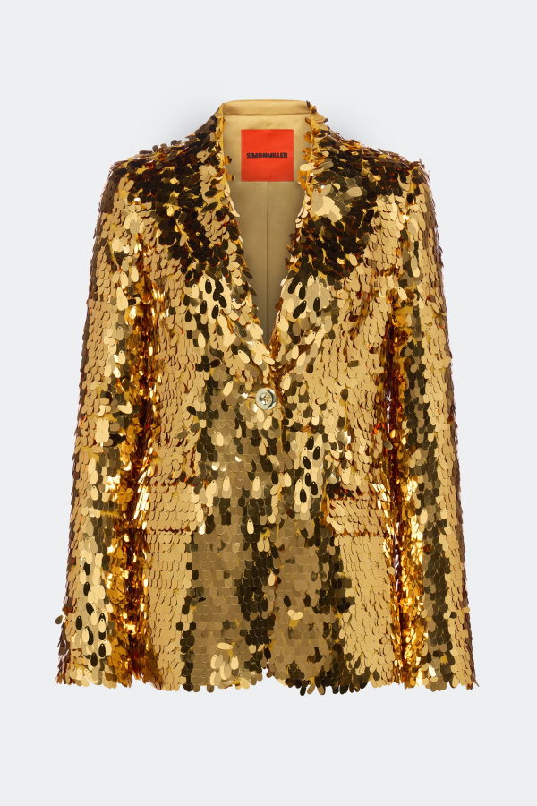 Simon Miller Leon Sequin Blazer - Star Gold