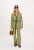 Simon Miller Max Belted Knit Cardigan - Landscape Multi Stripe - Thumbnail 5