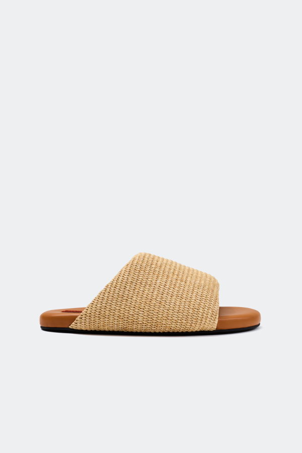Simon Miller Raffia Bubble Slide - Natural
