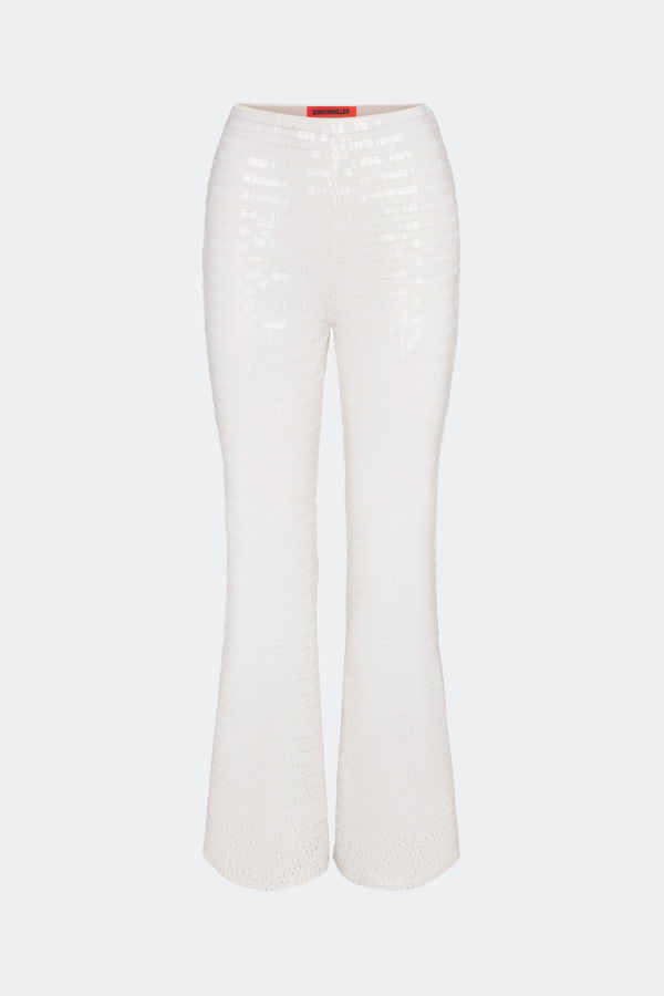 Simon Miller Robo Sequin Pant - Macadamia