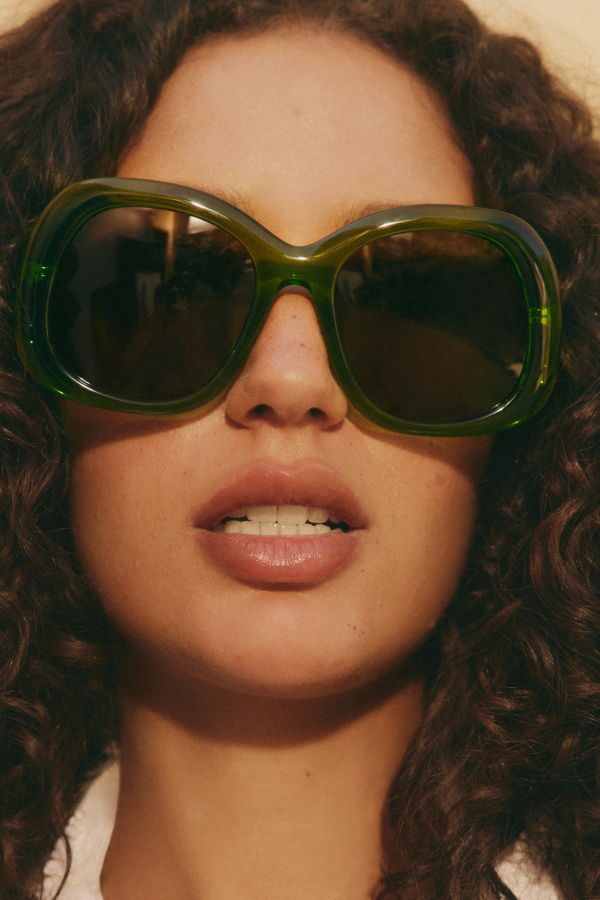 Simon Miller SM X Delarge Faro Sunglasses - Green
