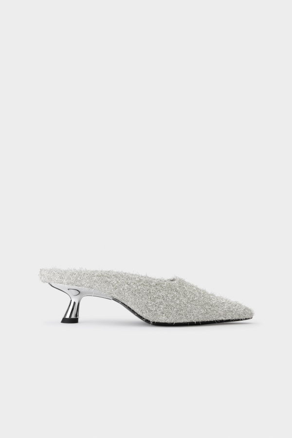 Simon Miller Tinsel Pointed Gala Mule - Silver