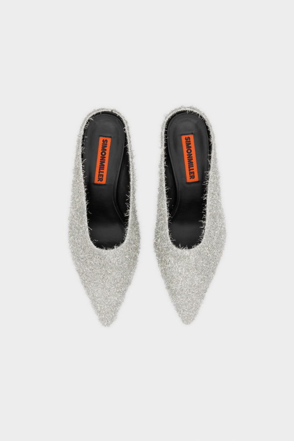 Simon Miller Tinsel Pointed Gala Mule - Silver
