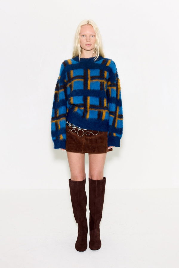 Simon Miller Twiggy Corduroy Mini Skirt - Choco Brown