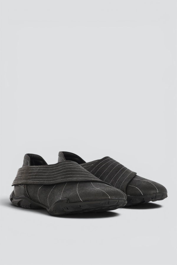 Rombaut Upcycled Black Wrap Sneaker