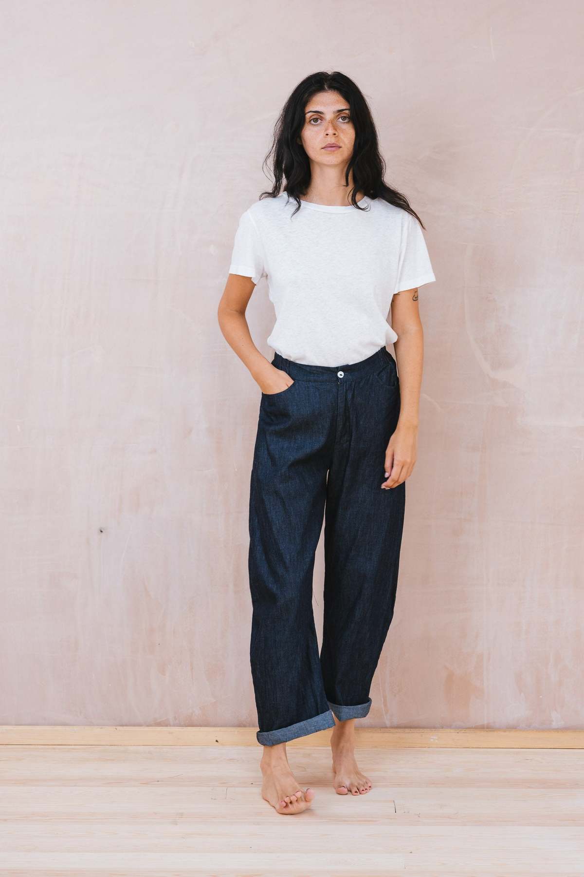 Sula Clothing LTD. Denim Everyday Trousers - Blue - Image 1 of 7