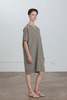 Black Crane V Neck Dress - Thumbnail 1