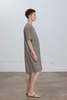 Black Crane V Neck Dress - Thumbnail 2