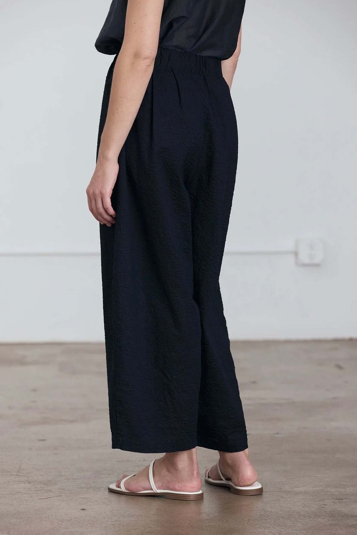 Black Crane Wide Pants - Image 2 of 6