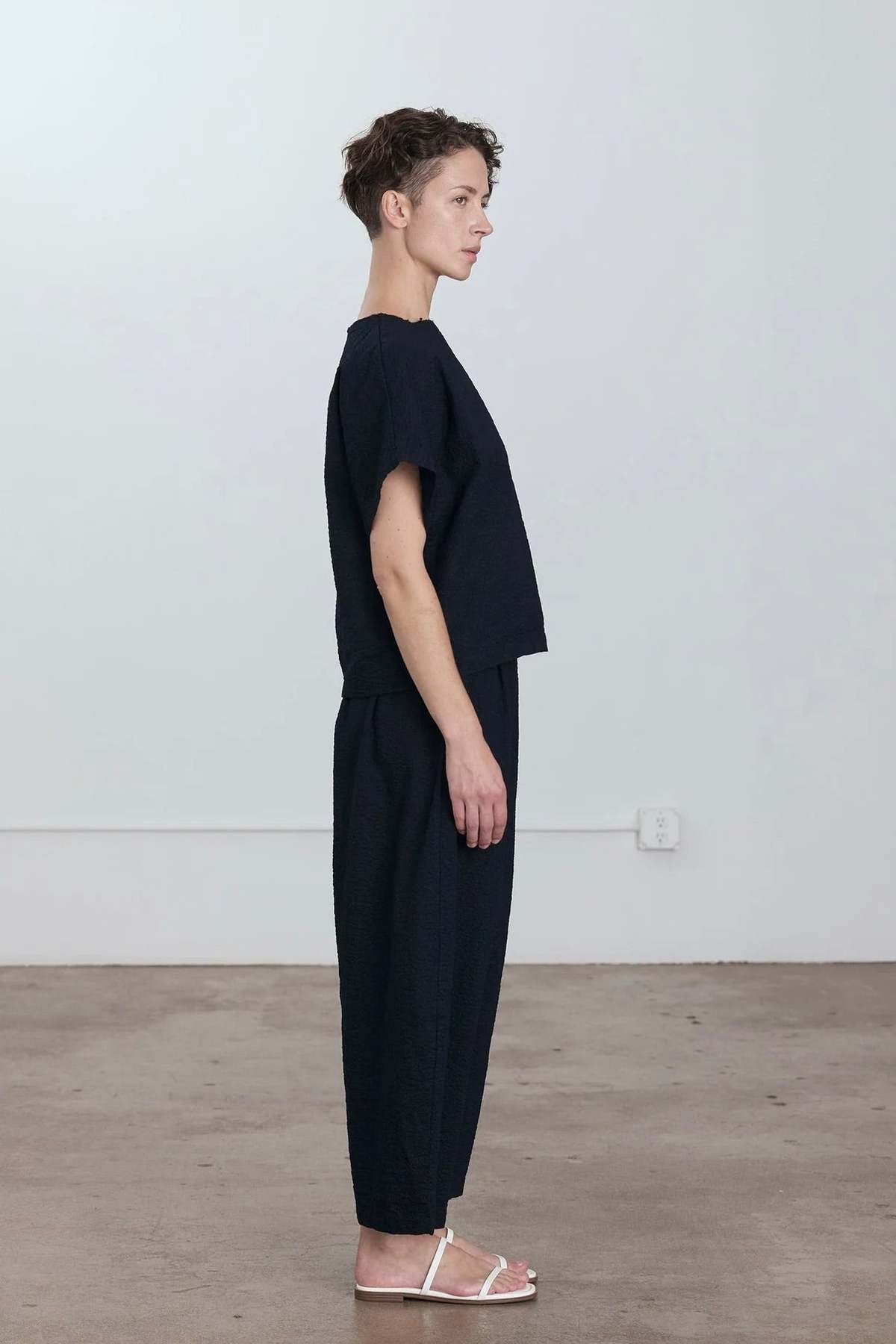 Black Crane Wide Pants - Image 3 of 6